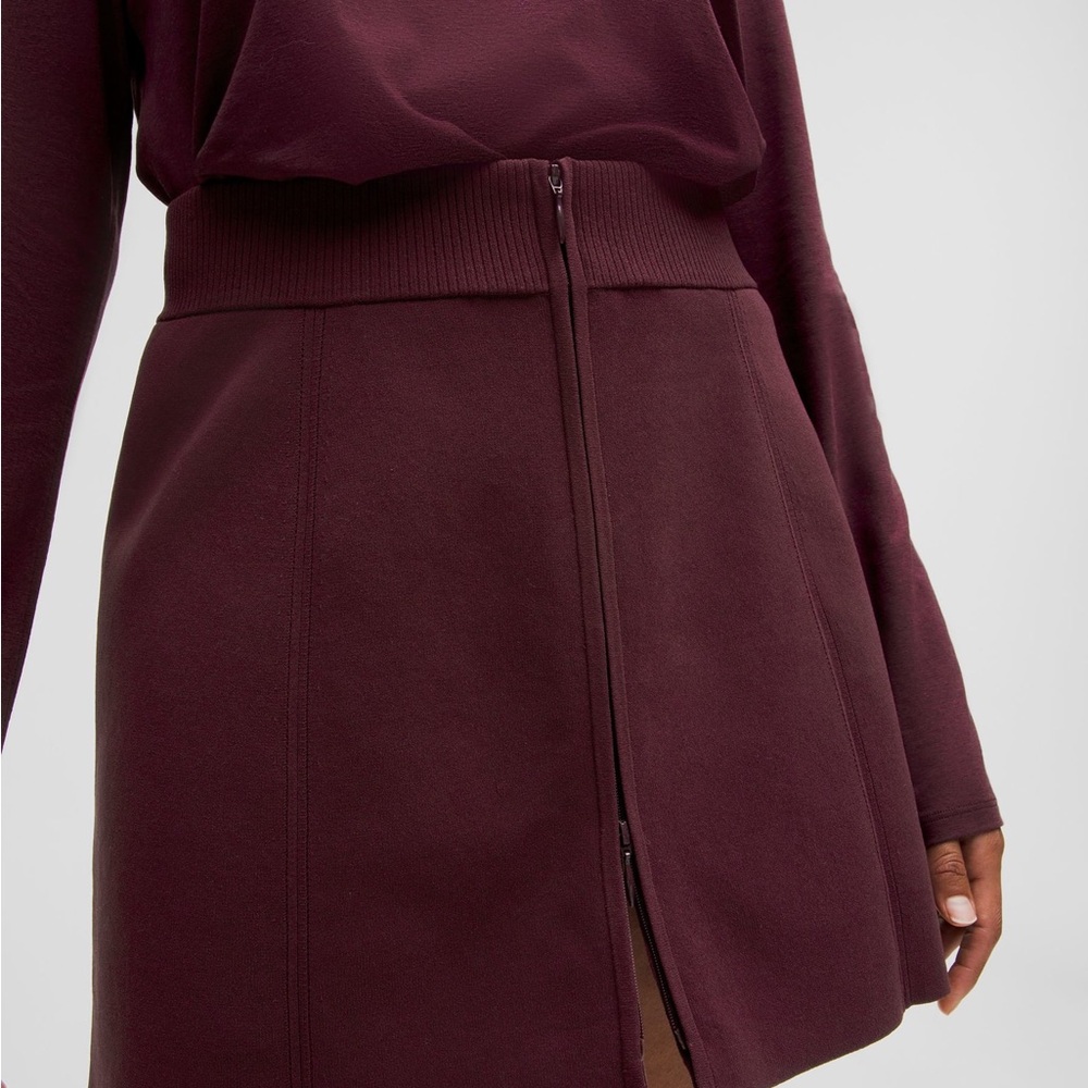 Lululemon Athletica Deep Burgundy Mini Skirt